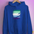 Gay Male Pride Flag Ripped Reveal Hoodie